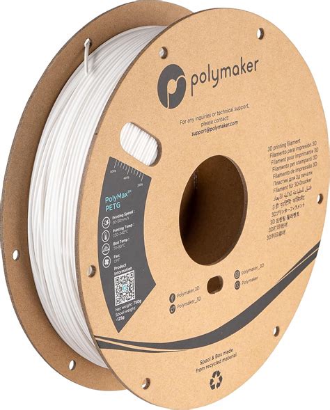 Polymaker Filament Tough PETG De 1 75 Mm Blanc 750 G Filament