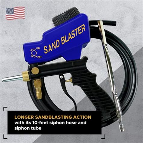 Le Lematec Sand Blaster Gun Kit Rust Remover And Pain Stripper