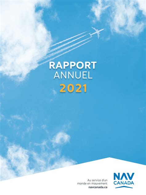 Fillable Online Rapport Annuel De Nav Canada Rapport Annuel