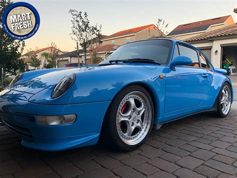 Mart Fresh Riviera Blue Porsche 993 Carrera Rs Tribute Track Ready