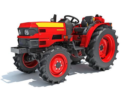 Farm Tractor 3D model | CGTrader