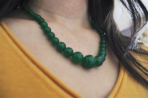 Jade Necklace Necklace Jade Necklace Beaded Necklace