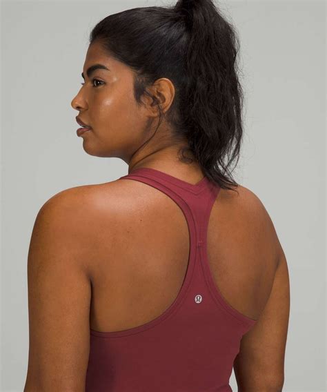 Lululemon Cool Racerback Tank Top Nulu Mulled Wine Lulu Fanatics