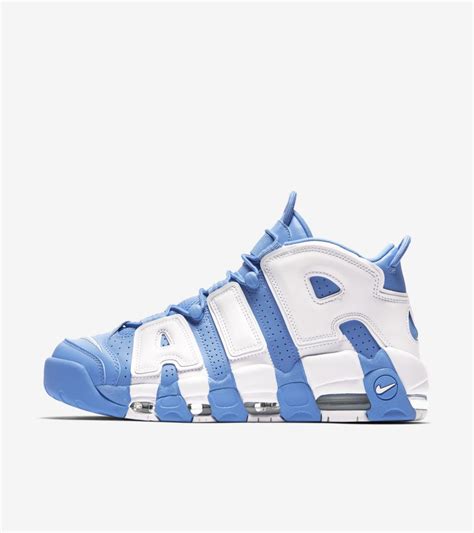 Nike Air More Uptempo 96 University Blue And White Nike Snkrs