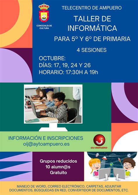 TALLER DE INFORMÁTICA EN EL TELECENTRO Ayuntamiento de Ampuero