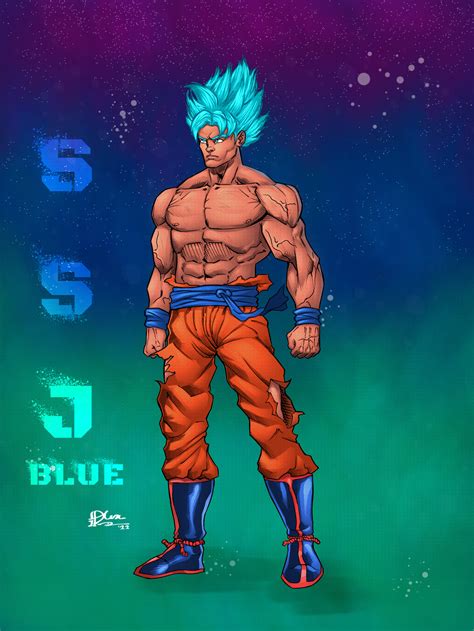 Artstation Goku Ssj Blue Goku Blue