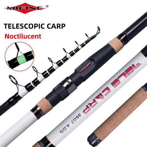 Mifine Telescopic Carp Fishing Rod Lb M Carbon Fiber