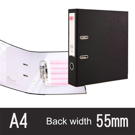 A4 Metal Ring Binder Folder Clipbar Lever Arch File Stationery Document