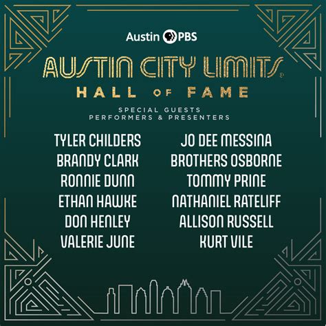 Austin City Limits Announces Full Line-Up for 2023 ACL Hall of Fame ...