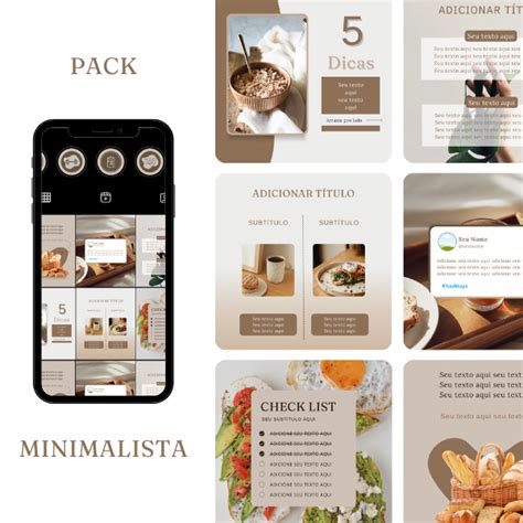 Pack Minimalista Para Nutricionistas Giovanna Martins Hotmart