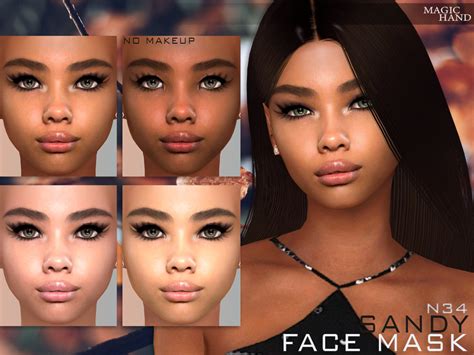 The Sims Resource Patreon Sandy Face Mask N34