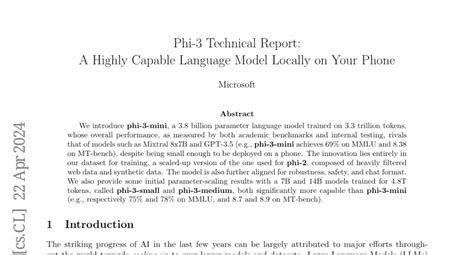 Akhaliq On Hugging Face Phi 3 Technical Report A Highly Capable