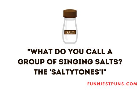 90 Funny Salt Puns Ans Jokes Salty Laughter Funniest Puns