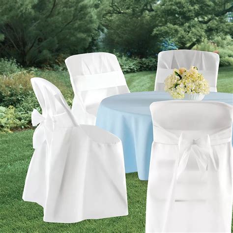 White Folding Chair Covers | Party City Canada