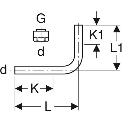Coude dajustage en tube métallique 90 Geberit avec raccord union pour