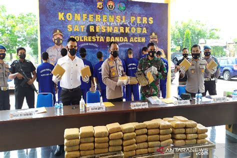 Tim Gabungan Gagalkan Penyelundupan Kilogram Ganja Ke Jakarta