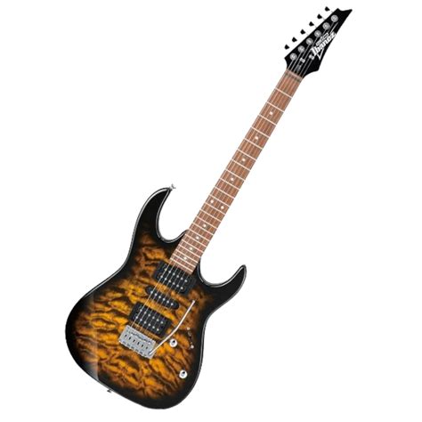 Ibanez Grx Qa Sb Guitarra El Ctrica Ambar Transparente Serie Gio Rg