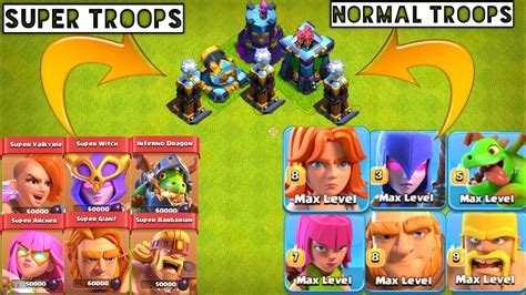 New Super Troops Vs Normal Troops On Cocepic Battlecocclash Of