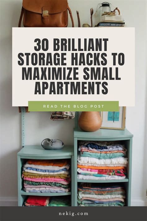 30 Genius Storage Hacks For Small Apartment Living In 2024 Storage Hacks Small Apartments