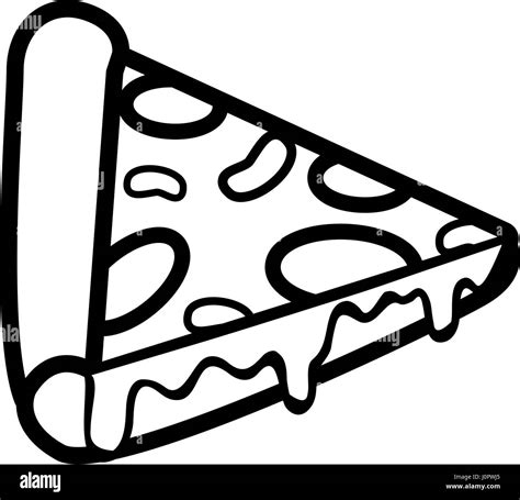 Pizza Black And White Stock Photos And Images Alamy