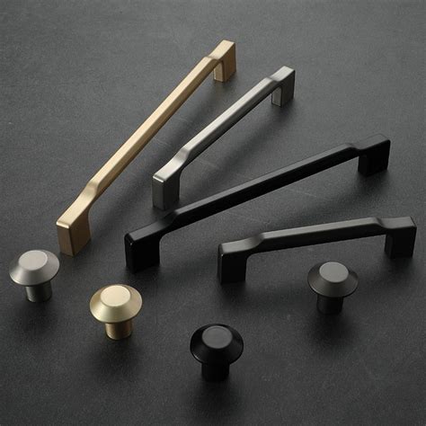 Brushed Nickel Cabinet Pulls Knobs Black Drawer Pulls Gold - Etsy Hong Kong