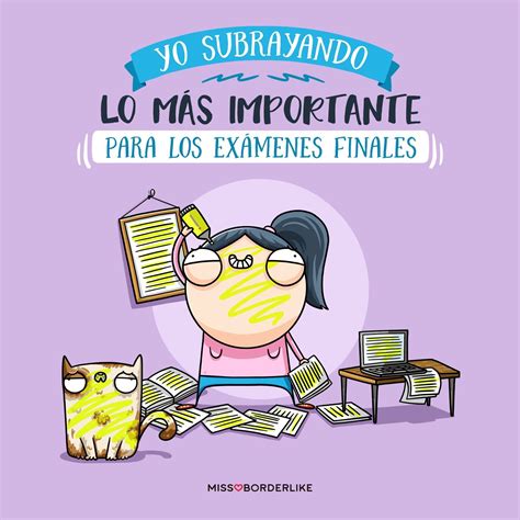 Yo Subrayando Los Más Importante Para Los Exámenes Finales Frases Para Examenes Frases De