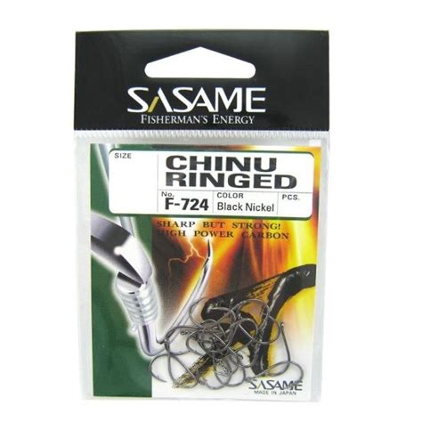 Anzol Sasame Chinu Ringed Black Nickel F Sasame Mgpesca Br