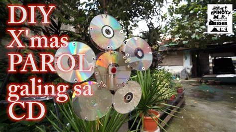 DIY CHRISTMAS PAROL Galing Sa Lumang CD YouTube