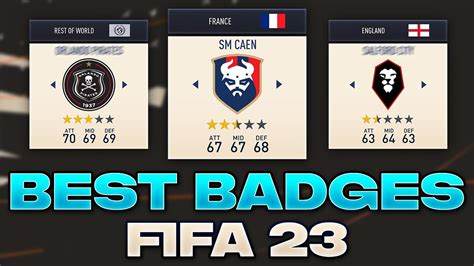 The BEST BADGES In FIFA 23 Where You Can Find Them YouTube