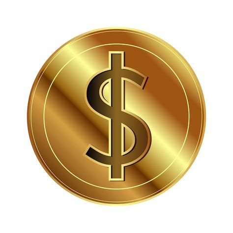 Premium Vector Dollar Gold Coin