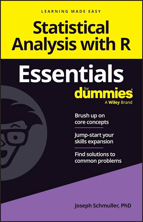 Statistical Analysis With R Essentials For Dummies For Dummies Computertech Schmuller