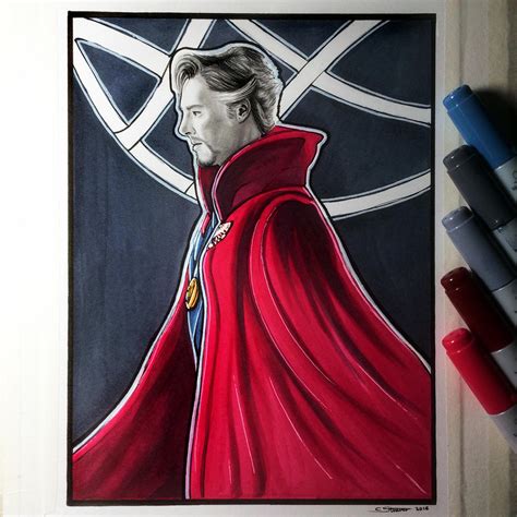 Doctor Strange - Copic and Pencil Sketch by LethalChris on DeviantArt