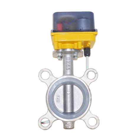 Buy Magnetic Valve DN40 DN50 DN65 Stainless Steel Electric Butterfly