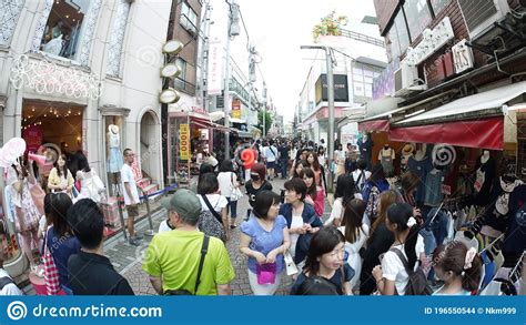 Takeshita Street Is A Pedestrian Shopping Street Lined With Fashion