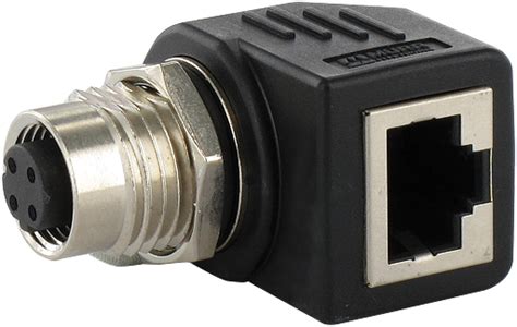 M12 Rj45 Ethernet Adapter 90° At Murrelektronik Online Shop