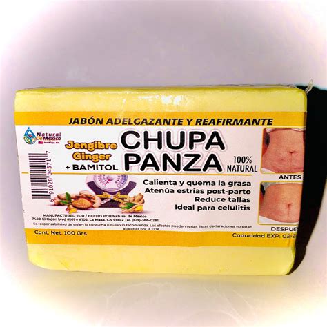 Jabón Chupa Panza Jengibre Ginger Bamitol Medicinas Naturales Store