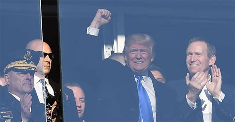 Trump Makes Appearance At Army Navy Game