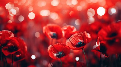 Light Red Texture Background Ethereal Coquelicot Lights Create Abstract