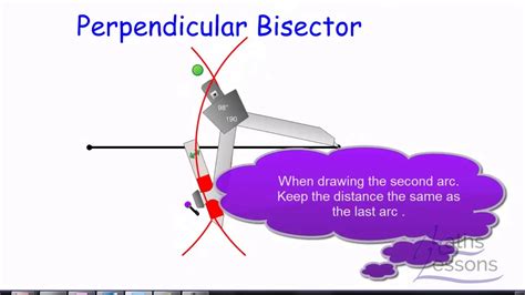 Perpendicular Bisector Gcse Igcse Maths Youtube