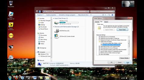 How To View Hidden Files And Folders In Windows 7 Youtube