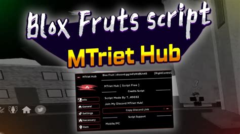 Blox Fruits Script Mtriet Hub Youtube