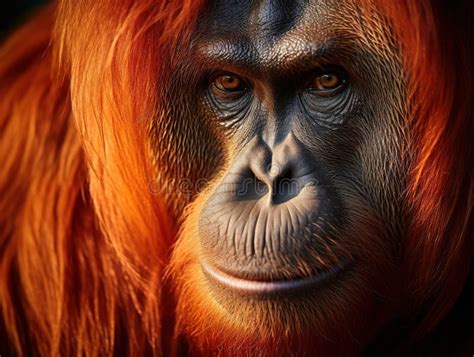 Ai Generated Illustration Wildlife Concept Of Orangutan Stock