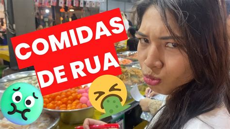 COMENDO NA RUA A TAILANDESA Comidas de rua na Tailândia YouTube