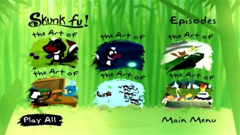 The Art Of Kung Fruit Episode Selection Screen Skunk Fu Photo 6565878 Fanpop