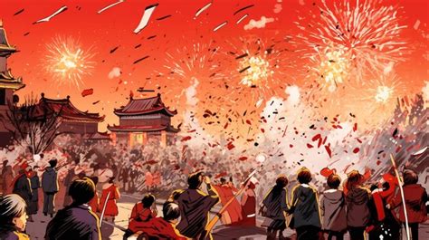 Premium Ai Image Spring Festival Koi Festival Illustration