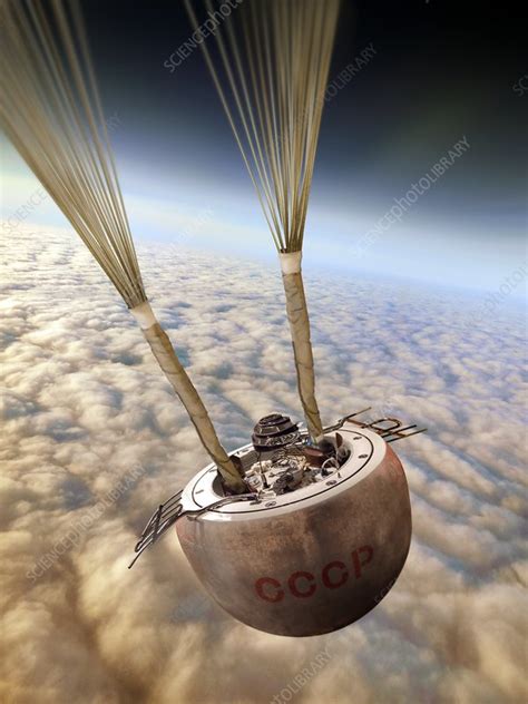 Venera Approaching Venus Illustration Stock Image C