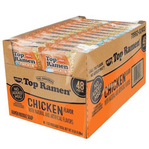 Nissin Top Ramen, Chicken, 3 oz, 48-count | eBay