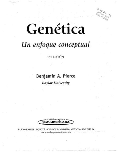 Genética Un Enfoque Conceptual Enfermería uDocz