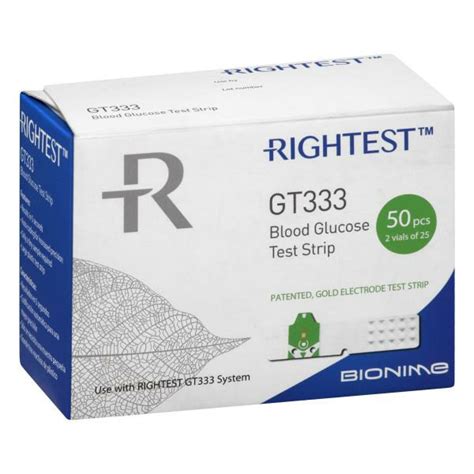 Publix Bionime Rightest Blood Glucose Test Strips GT333 Same Day