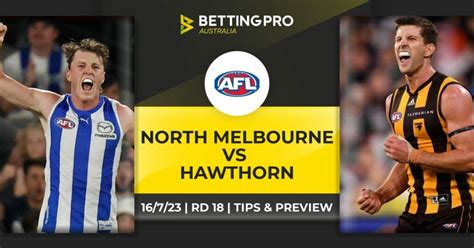 North Melbourne Vs Hawthorn Tips Afl 2023 Preview And Prediction